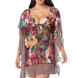 Bleu Rod Beattie
Women's Bleu Rod Beattie Caftan Chiffon Dress Swim Cover Up L